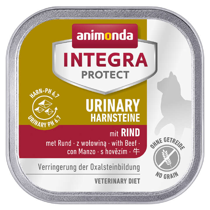 animonda Katzen-Nassfutter INTEGRA Urinary Oxal Adult mit Rind
